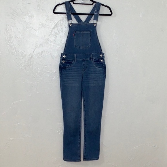 Levi’s Denim Overalls High Waist Size 12 Reg Girl Euc